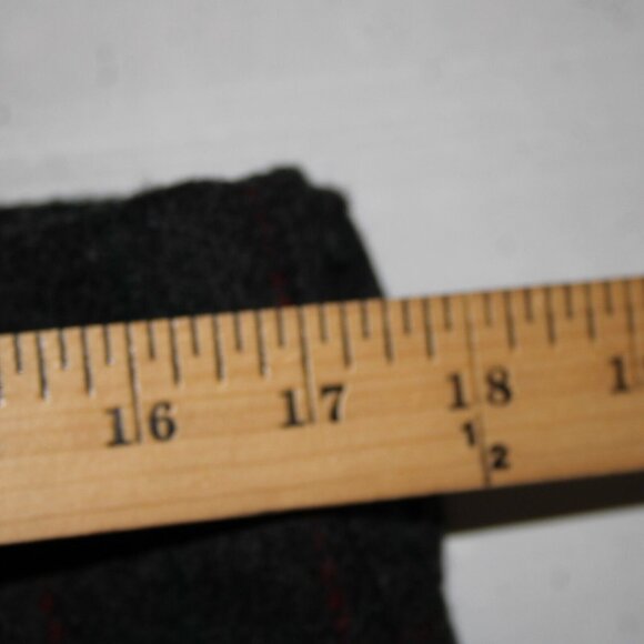 Woolrich Sz 34 x 30 Gray Black Red Plaid With Suspenders Braces Wool Nylon Pants - Picture 14 of 16